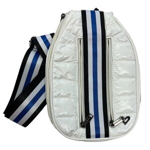 PreneLOVE Pickleball Sport Sling Crossbody Bag - White, Unisex, NWT